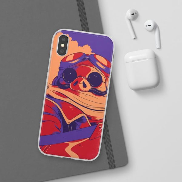 Porco Rosso Retro iPhone Cases-Accessories, Phone Case, porco rosso