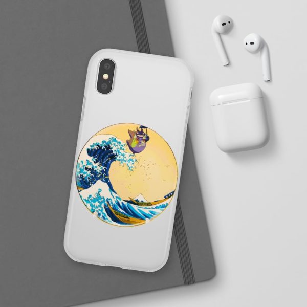 Totoro Anime - Totoro On The Waves iPhone Cases-Accessories, My Neighbor Totoro, Phone Case, Totoro Anime