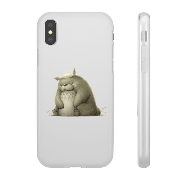 Tom Totoro Concrete Atlantic City - The Fluffy Totoro iPhone Cases-Accessories, My Neighbor Totoro, Phone Case, Tom Totoro Concrete Atlantic City