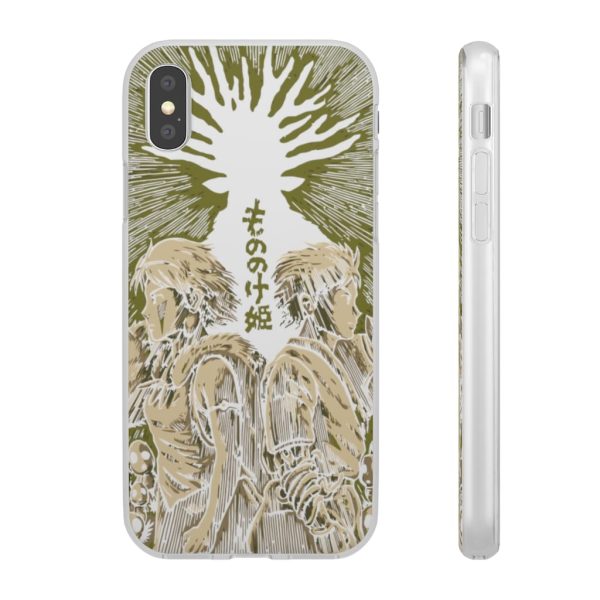 San Princess Mononoke - Princess Mononoke – San and Ashitaka iPhone Cases-Accessories, Phone Case, princess mononoke, San Princess Mononoke