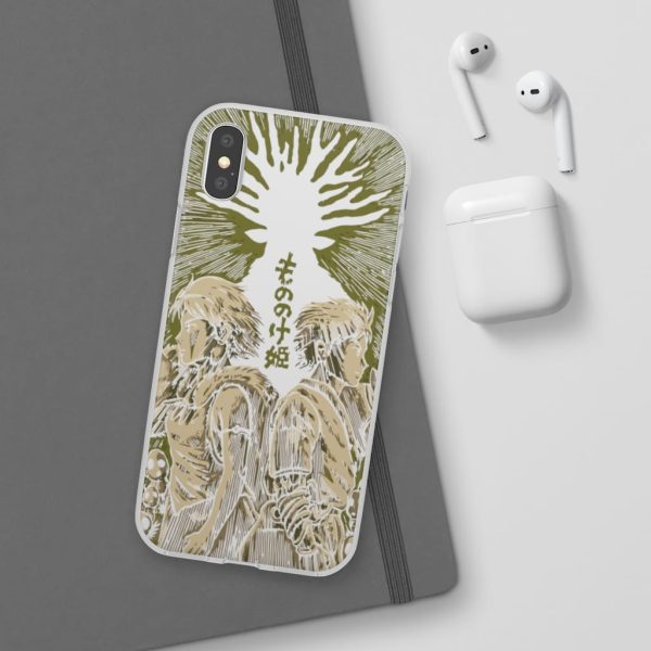 San Princess Mononoke - Princess Mononoke – San and Ashitaka iPhone Cases-Accessories, Phone Case, princess mononoke, San Princess Mononoke