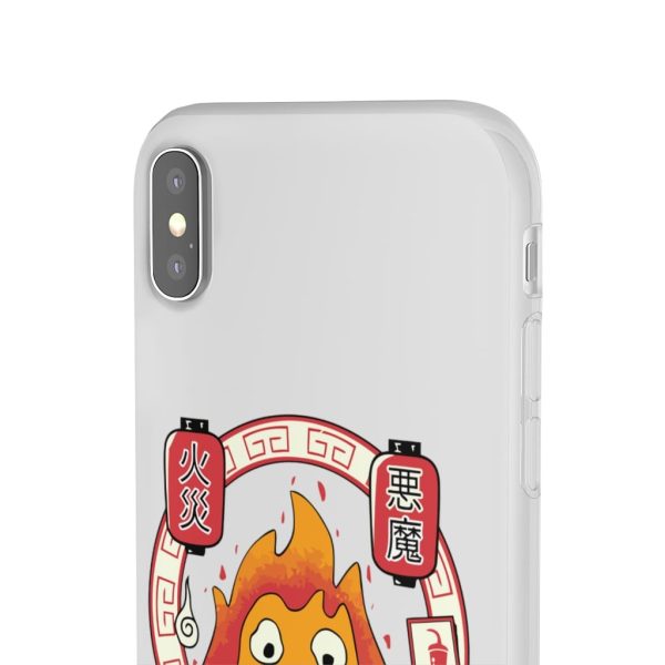 Howl's Moving Castle Explained - Howl’s Moving Castle – Calcifer Loves Ramen iPhone Cases-Accessories, Howl's Moving Castle, Howl's Moving Castle Explained, Phone Case