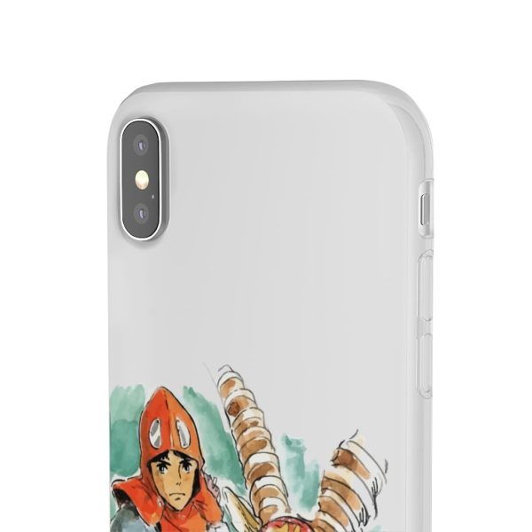 Princess Mononoke Characters - Princess Mononoke – Ashitaka Water Color iPhone Cases-Accessories, Phone Case, princess mononoke, Princess Mononoke Characters