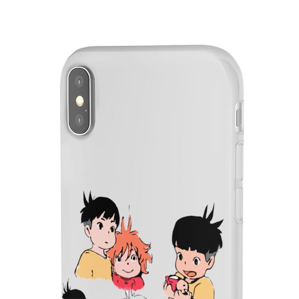 Ponyo Plush - Ponyo and Sosuke Sketch iPhone Cases-Accessories, Phone Case, ponyo, Ponyo Plush