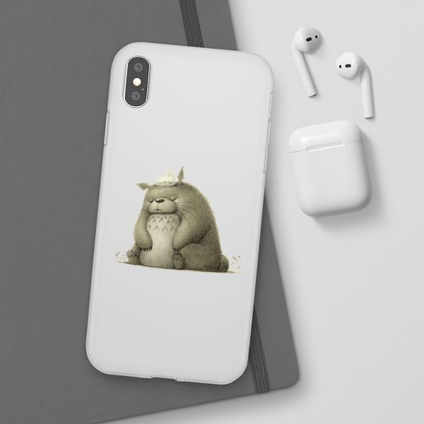 Tom Totoro Concrete Atlantic City - The Fluffy Totoro iPhone Cases-Accessories, My Neighbor Totoro, Phone Case, Tom Totoro Concrete Atlantic City