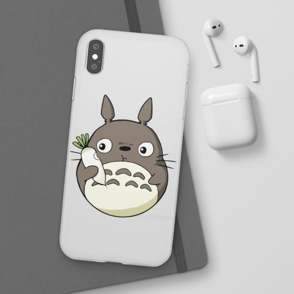 My Neighbor Totoro - Totoro Eating Turnip iPhone Cases-Accessories, My Neighbor Totoro, Phone Case