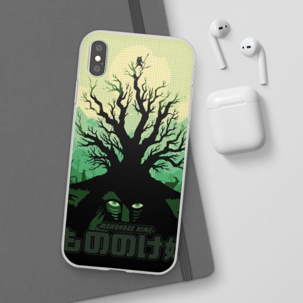 Princess Mononoke Poster - Princess Mononoke – Forest Spirit iPhone Cases-Accessories, Phone Case, princess mononoke, Princess Mononoke Poster