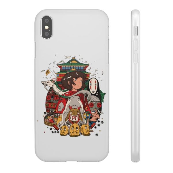 Spirited Away Poster - Spirited Away – Sen and Friends iPhone Cases-Accessories, kaonashi, no face, Phone Case, Spirited Away, Spirited Away Poster