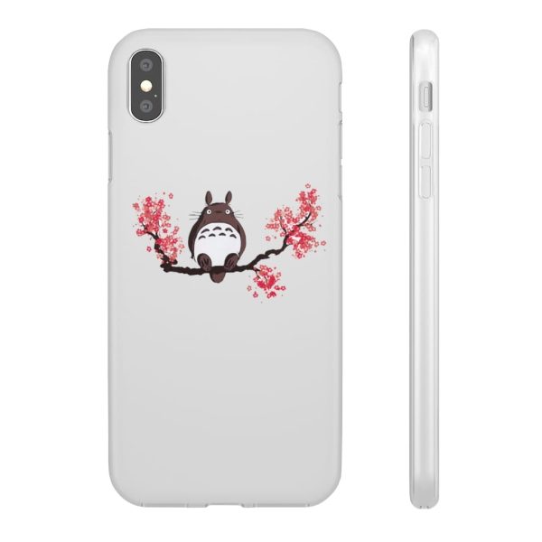 My Neighbor Totoro Japanese - Totoro and Sakura iPhone Cases-Accessories, My Neighbor Totoro, My Neighbor Totoro Japanese, Phone Case