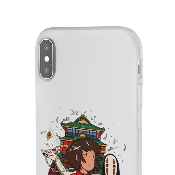 Spirited Away Poster - Spirited Away – Sen and Friends iPhone Cases-Accessories, kaonashi, no face, Phone Case, Spirited Away, Spirited Away Poster