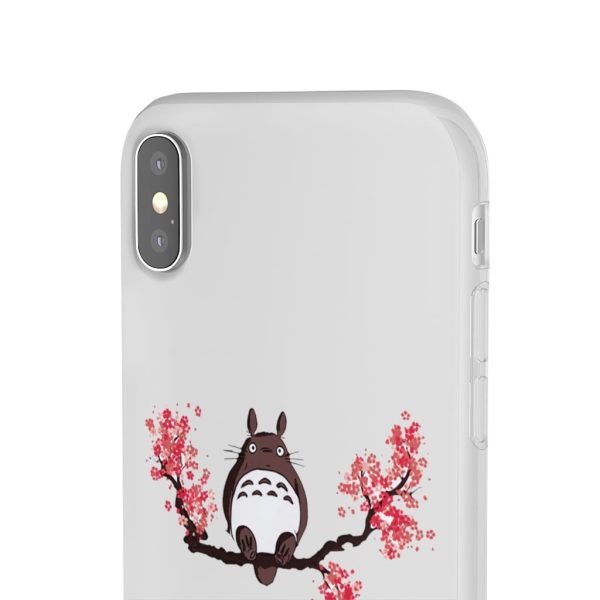 My Neighbor Totoro Japanese - Totoro and Sakura iPhone Cases-Accessories, My Neighbor Totoro, My Neighbor Totoro Japanese, Phone Case