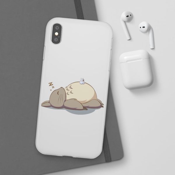 Satsuki Totoro - Sleeping Totoro iPhone Cases-Accessories, My Neighbor Totoro, Phone Case, Satsuki Totoro