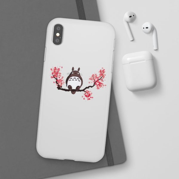 My Neighbor Totoro Japanese - Totoro and Sakura iPhone Cases-Accessories, My Neighbor Totoro, My Neighbor Totoro Japanese, Phone Case