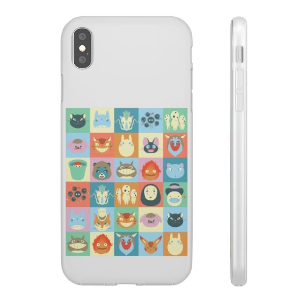 Ghibli Colorful Characters Collection iPhone Cases-Accessories, Phone Case