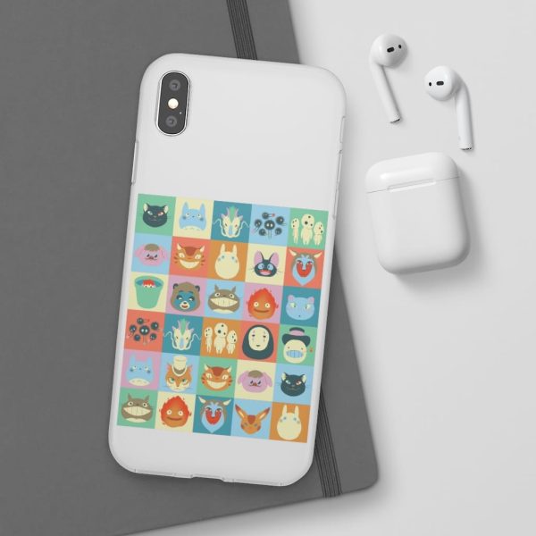 Ghibli Colorful Characters Collection iPhone Cases-Accessories, Phone Case