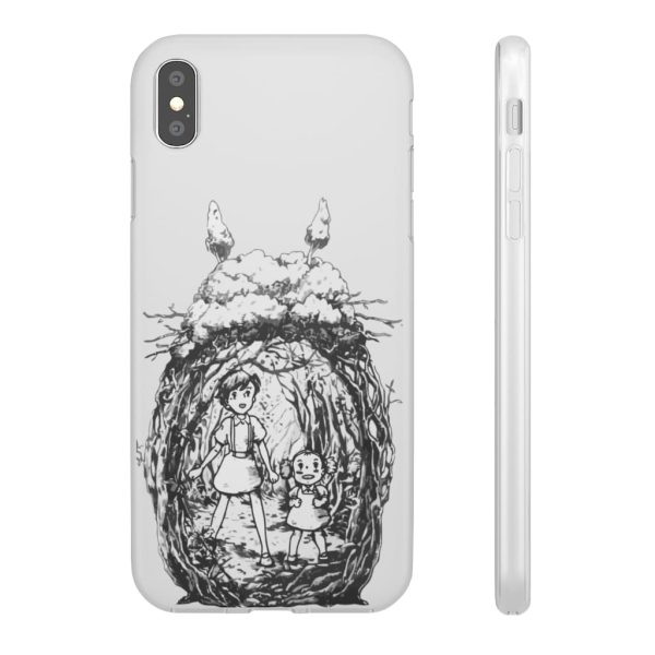 What Animal Is Totoro - My Neighbor Totoro – Mei and Sastuki in the Forest iPhone Cases-Accessories, My Neighbor Totoro, Phone Case, What Animal Is Totoro