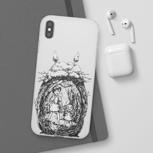 What Animal Is Totoro - My Neighbor Totoro – Mei and Sastuki in the Forest iPhone Cases-Accessories, My Neighbor Totoro, Phone Case, What Animal Is Totoro