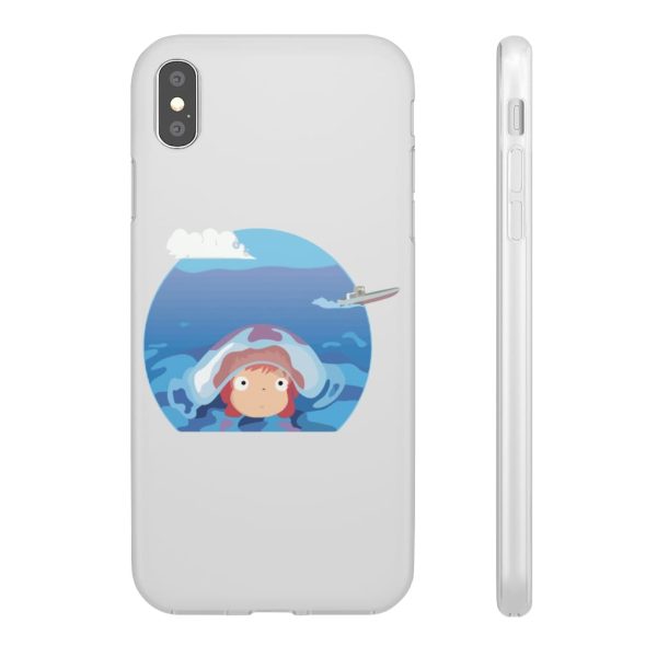 Ponyo Background - Ponyo in her first trip iPhone Cases-Accessories, Phone Case, ponyo, Ponyo Background