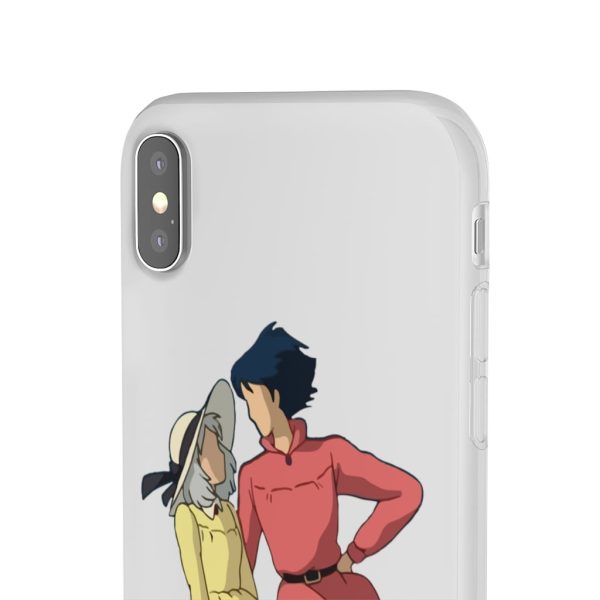 Sheet Music Howl's Moving Castle - Howl’s Moving Castle – Sophie and Howl Gazing at Each other iPhone Cases-Accessories, Howl's Moving Castle, Phone Case, Sheet Music Howl's Moving Castle