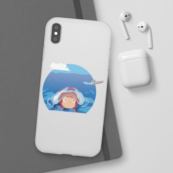 Ponyo Background - Ponyo in her first trip iPhone Cases-Accessories, Phone Case, ponyo, Ponyo Background