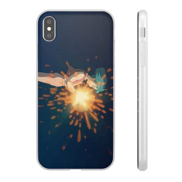 Howl's Moving Castle Howl - Howl’s Moving Castle – Howl meets Calcifer iPhone Cases-Accessories, Howl's Moving Castle, Howl's Moving Castle Howl, Phone Case