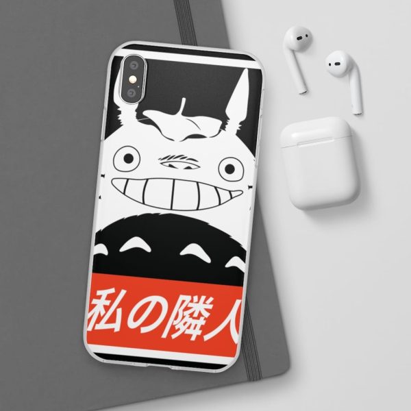 Totoro Japanese Restaurant - Smiling Totoro iPhone Cases-Accessories, My Neighbor Totoro, Phone Case, Totoro Japanese Restaurant