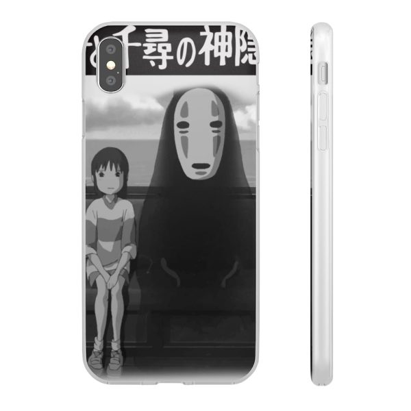 Like Spirited Away - Spirited Away – Chihiro and No Face on the Train iPhone Cases-Accessories, kaonashi, Like Spirited Away, no face, Phone Case, Spirited Away