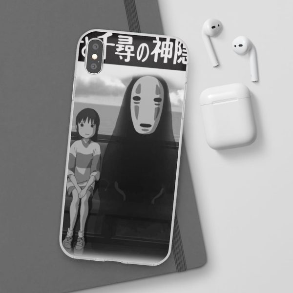 Like Spirited Away - Spirited Away – Chihiro and No Face on the Train iPhone Cases-Accessories, kaonashi, Like Spirited Away, no face, Phone Case, Spirited Away