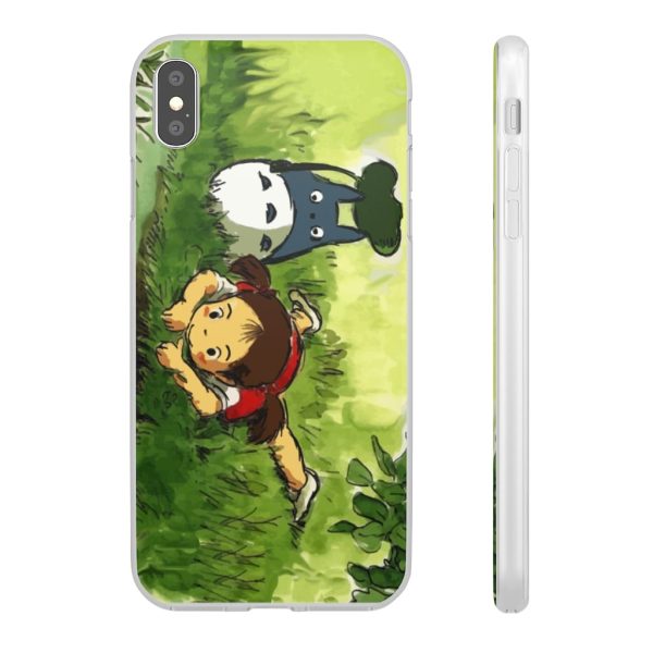 Studio Ghibli Totoro Movie - My Neighbor Totoro – Playing Mei iPhone Cases-Accessories, My Neighbor Totoro, Phone Case, Studio Ghibli Totoro Movie