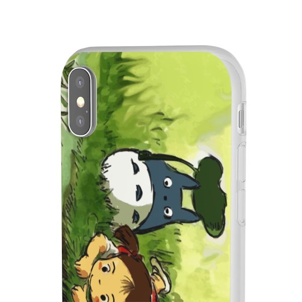 Studio Ghibli Totoro Movie - My Neighbor Totoro – Playing Mei iPhone Cases-Accessories, My Neighbor Totoro, Phone Case, Studio Ghibli Totoro Movie