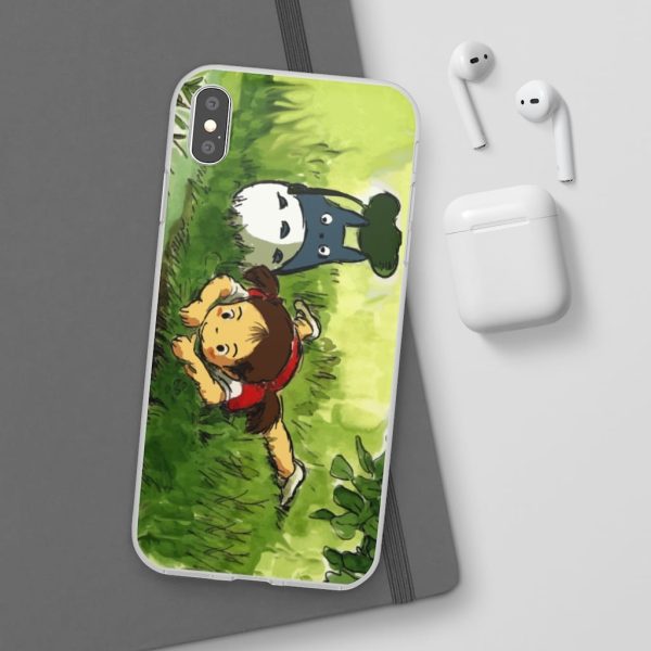 Studio Ghibli Totoro Movie - My Neighbor Totoro – Playing Mei iPhone Cases-Accessories, My Neighbor Totoro, Phone Case, Studio Ghibli Totoro Movie