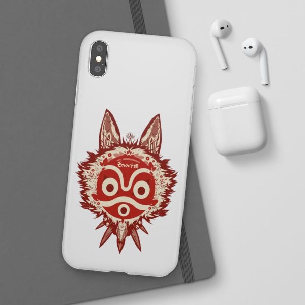 Princess Mononoke Spirits - Princess Mononoke Mask iPhone Cases-Accessories, Phone Case, princess mononoke, Princess Mononoke Spirits