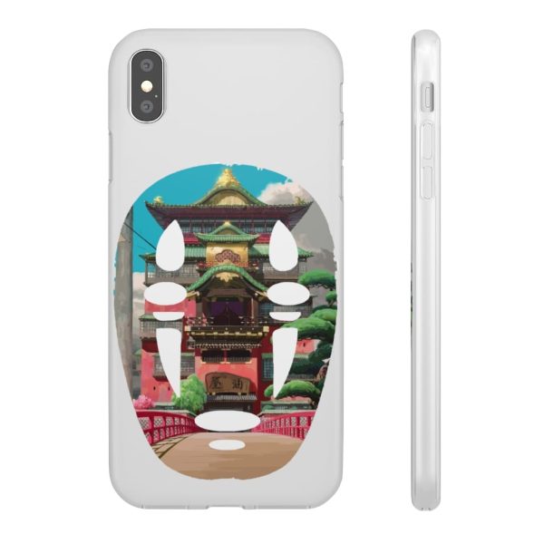 Spirited Away Streaming - Spirited Away –  The Bathhouse Ft. No Face iPhone Cases-Accessories, kaonashi, no face, Phone Case, Spirited Away, Spirited Away Streaming