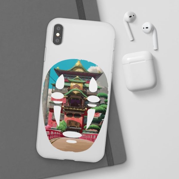 Spirited Away Streaming - Spirited Away –  The Bathhouse Ft. No Face iPhone Cases-Accessories, kaonashi, no face, Phone Case, Spirited Away, Spirited Away Streaming