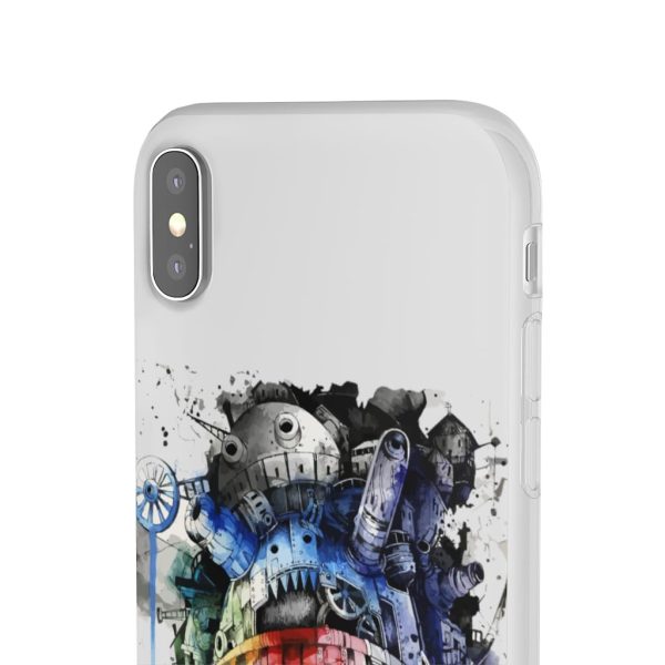 Howl's Moving Castle Calcifer - Howl’s Moving Castle Impressionism iPhone Cases-Accessories, Howl's Moving Castle, Howl's Moving Castle Calcifer, Phone Case