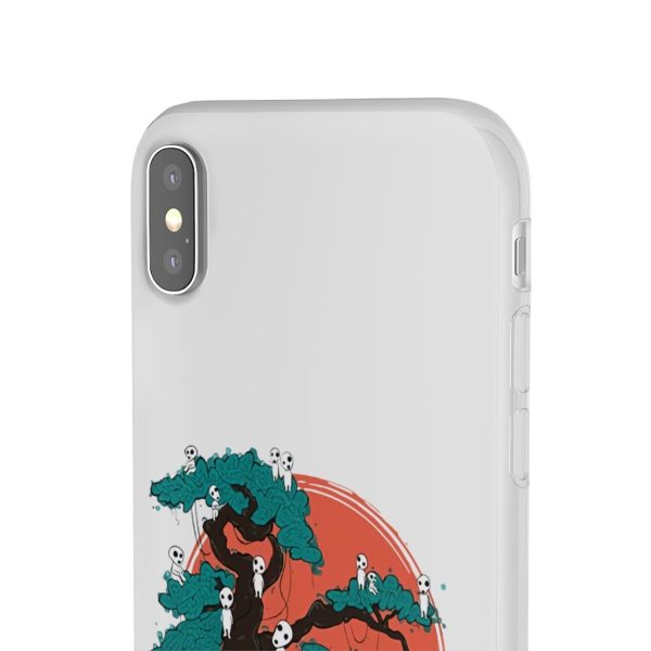 Anime Film Princess Mononoke - Tree Spirits by the Red Moon iPhone Cases-Accessories, Anime Film Princess Mononoke, Phone Case, princess mononoke