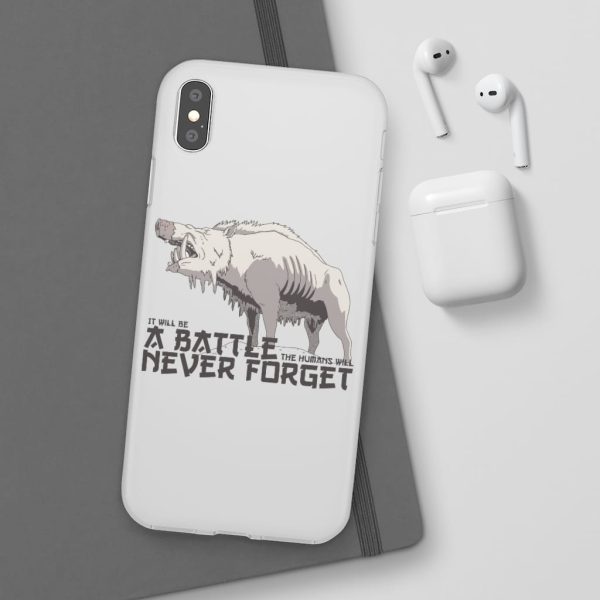 Princess Mononoke In Theaters - Princess Mononoke – A Battle Never Forget iPhone Cases-Accessories, Phone Case, princess mononoke, Princess Mononoke In Theaters