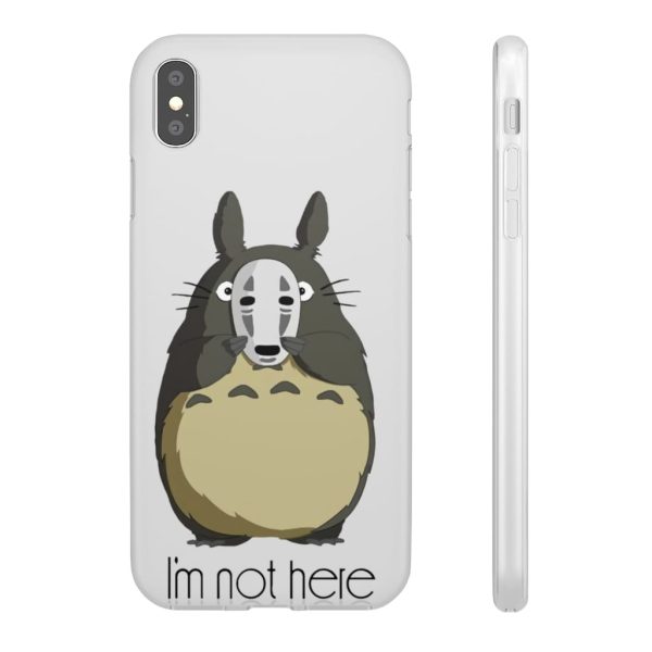 Studio Ghibli My Neighbor Totoro - Totoro I’m Not Here iPhone Cases-Accessories, My Neighbor Totoro, Phone Case, Studio Ghibli My Neighbor Totoro