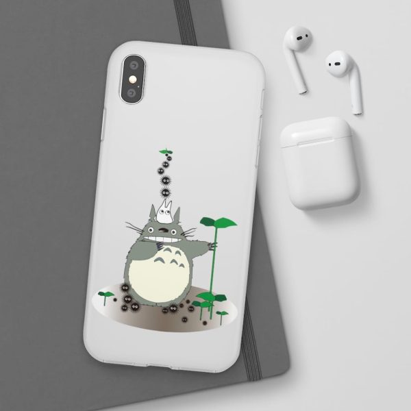 My Totoro - Totoro and the Sootballs iPhone Cases-Accessories, My Neighbor Totoro, My Totoro, Phone Case