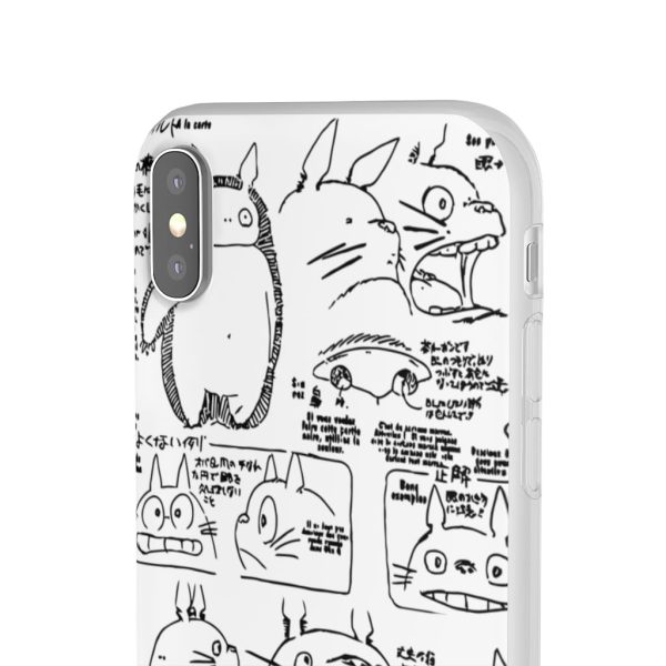 Mi Vecino Totoro - Totoro Original Character Sketch iPhone Cases-Accessories, Mi Vecino Totoro, My Neighbor Totoro, Phone Case