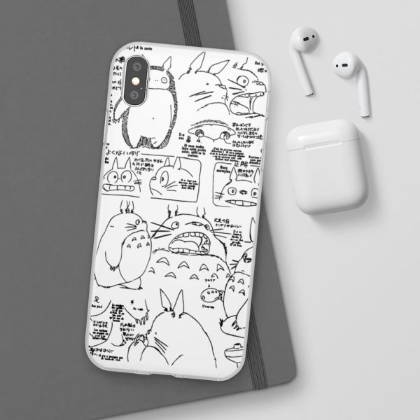 Mi Vecino Totoro - Totoro Original Character Sketch iPhone Cases-Accessories, Mi Vecino Totoro, My Neighbor Totoro, Phone Case