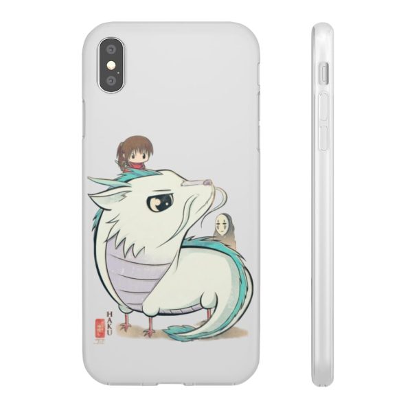 Haku Spirited Away - Spirited Aways Chibi iPhone Cases-Accessories, Haku Spirited Away, Kamaji Spirited Away, Phone Case, Spirited Away, Spirited Away English Cast