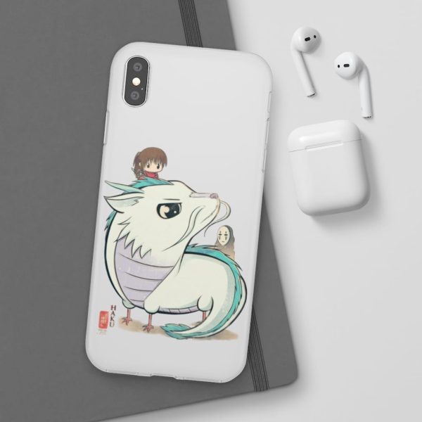 Haku Spirited Away - Spirited Aways Chibi iPhone Cases-Accessories, Haku Spirited Away, Kamaji Spirited Away, Phone Case, Spirited Away, Spirited Away English Cast