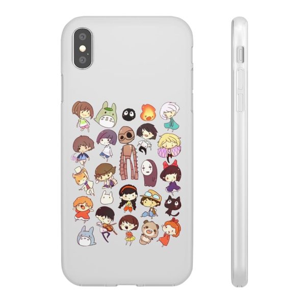 Ghibli Movie Characters Cute Chibi Collection iPhone Cases-Accessories, Phone Case