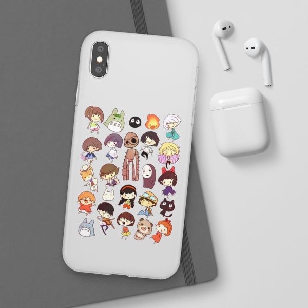 Ghibli Movie Characters Cute Chibi Collection iPhone Cases-Accessories, Phone Case