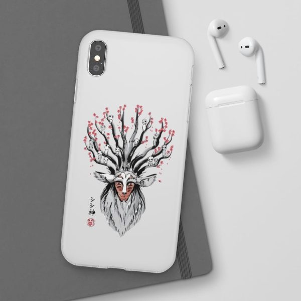 Princess Mononoke Wolf - Princess Mononoke – Shishigami and Sakura iPhone Cases-Accessories, Phone Case, princess mononoke, Princess Mononoke Wolf