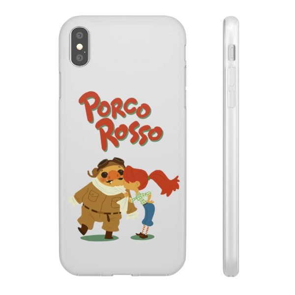 Porco Rosso – The Kiss iPhone Cases-Accessories, Phone Case, porco rosso