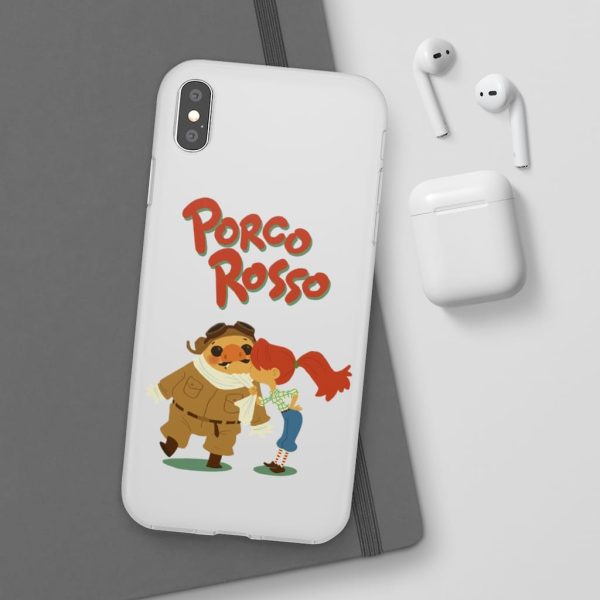 Porco Rosso – The Kiss iPhone Cases-Accessories, Phone Case, porco rosso