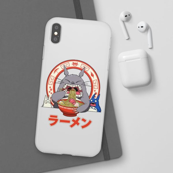 Totoro Backpack - Totoro Ramen iPhone Cases-Accessories, My Neighbor Totoro, Phone Case, Totoro Backpack