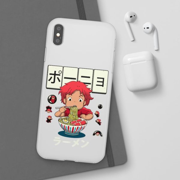 Ponyo - Ponyo very first Ramen iPhone Cases-Accessories, Phone Case, ponyo